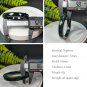 Natural Certificated Dark Green Straight Cut Square Edge Hetian Nephrite Bangle 52MM