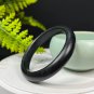 Natural Certificated Matte Black Mutton Fat Hetian Nephrite Bangle 53MM