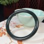 Natural Certificated Dark Green Round Hetian Nephrite Bangle 56MM