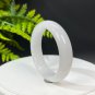 Natural Certificated Mutton Fat White Level Golden Silk Jade Bangle 54MM