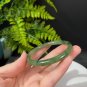 Natural Certificated Kiwi Fruit Green Hetian Nephrite Jasper Bangle 58MM