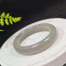 Natural Certificated Excellent Lotus Pink Hetian Nephrite Bangle 60MM