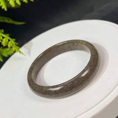 Natural Certificated Honey Sugar Hetian Nephrite Bangle 54MM