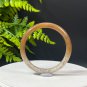 Natural Certificated Gradient Sugar White Hetian Nephrite Bangle 54MM