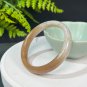 Natural Certificated Gradient Sugar White Hetian Nephrite Bangle 54MM