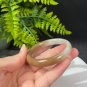 Natural Certificated Gradient Sugar White Hetian Nephrite Bangle 54MM