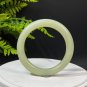 Natural Certificated Yellow Hetian Nephrite Bangle 59MM