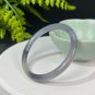 Natural Certificated Gradient Smoky Purple Hetian Nephrite Bangle 53+MM