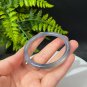 Natural Certificated Gradient Smoky Purple Hetian Nephrite Bangle 53+MM