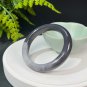 Natural Certificated Gradient Grape Smoky Purple Hetian Nephrite Bangle 51+MM