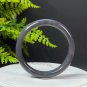 Natural Certificated Grape Smoky Purple Hetian Nephrite Bangle 59MM