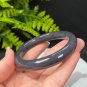 Natural Certificated Grape Smoky Purple Hetian Nephrite Bangle 59MM
