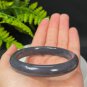 Natural Certificated Grape Smoky Purple Hetian Nephrite Bangle 59MM