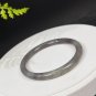 Natural Certificated Grape Purple Floating Twig Motifs Hetian Nephrite Bangle 57+MM