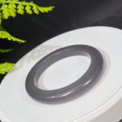 Natural Certificated Exquisite Smoky Purple Hetian Nephrite Bangle 55MM