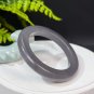 Natural Certificated Exquisite Smoky Purple Hetian Nephrite Bangle 55MM