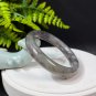 Natural Certificated Gradient Smoky Purple Hetian Nephrite Bangle 59MM