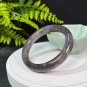 Natural Certificated Gradient Smoky Purple Hetian Nephrite Bangle 59MM