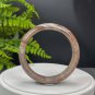 Silicified Jade Bangle 60+MM Porcelain Luster Crystallization Multicolored Celestial Eyes