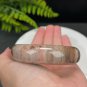 Silicified Jade Bangle 60+MM Porcelain Luster Crystallization Multicolored Celestial Eyes