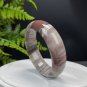 Silicified Jade Bangle 59MM Porcelain Luster Multicolored Celestial Eye