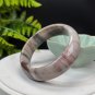 Silicified Jade Bangle 59MM Porcelain Luster Multicolored Celestial Eye