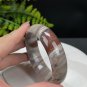 Silicified Jade Bangle 59MM Porcelain Luster Multicolored Celestial Eye