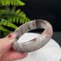 Silicified Jade Bangle 59MM Porcelain Luster Multicolored Celestial Eye