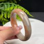 Orange Gray Fossilized Coral Bangle 56+MM Porcelain Luster Jadeification Lemon Blossom