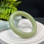 Serpentine Jade Bangle 58MM Icy Moisten Light Yellow Green White