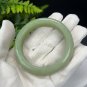 Serpentine Jade Bangle 58MM Icy Moisten Light Yellow Green White