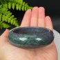 Brazilian Ruby Zoisite Bangle 57MM Blue Green Red July Birthstone