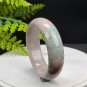 Blue Green Fossilized Coral Bangle 58MM Porcelain Luster Jadeification Lemon Blossom Phoenix Tail