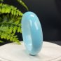 Hemimorphite Bangle 58+MM Icy Porcelain Luster Crystallization Light Blue White