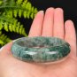 Green Lepidolite Bangle 55MM Crystallization