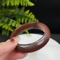 Gradient Red Agate Bangle 58MM Icy Translucent Wave Pattern
