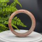 Orange Pink Purple Fossilized Coral Bangle 58MM Porcelain Luster Phoenix Tail