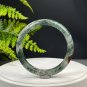 Red Green Phantom Quartz Bangle 60MM Icy Translucent Multi-inclusions Ghost Crystal