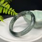 Red Green Phantom Quartz Bangle 60MM Icy Translucent Multi-inclusions Ghost Crystal