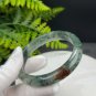 Red Green Phantom Quartz Bangle 60MM Icy Translucent Multi-inclusions Ghost Crystal