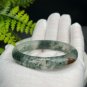 Red Green Phantom Quartz Bangle 60MM Icy Translucent Multi-inclusions Ghost Crystal