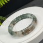 Red Green Phantom Quartz Bangle 59+MM Icy Translucent Multi-inclusions Ghost Crystal