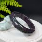Brazilian Ruby Zoisite Bangle 63MM Crystallization Blue Green Red July Birthstone