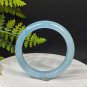 Blue White Aquamarine Bangle 55MM Icy Starlight March Birthstone