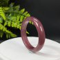 Strawberry Crystal Bangle 52MM Icy Starlight Translucent Pigeon Blood Red