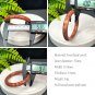 Fossilized Coral Bangle 53MM Porcelain Luster Jadeification Celestial Eye Phoenix Tail Round