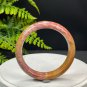 Fossilized Coral Bangle 60MM Porcelain Luster Celestial Eye Lemon Blossom Phoenix Tail
