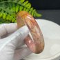Fossilized Coral Bangle 60MM Porcelain Luster Celestial Eye Lemon Blossom Phoenix Tail