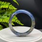 Lepidolite Kyanite Bangle 57MM Flash Icy Translucent Blue