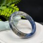 Lepidolite Kyanite Bangle 57MM Flash Icy Translucent Blue
